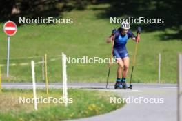 15.07.2024, Lenzerheide, Switzerland (SUI): Nikolas Burkhart (USA) - Biathlon summer training, Lenzerheide (SUI). www.nordicfocus.com. © Manzoni/NordicFocus. Every downloaded picture is fee-liable.