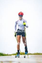 30.09.2024, Lavaze, Italy (ITA): Lisa Vittozzi (ITA) - Biathlon summer training, Lavaze (ITA). www.nordicfocus.com. © Barbieri/NordicFocus. Every downloaded picture is fee-liable.