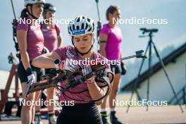 31.07.2024, Lavaze, Italy (ITA): Anna Andexer (AUT) - Biathlon summer training, Lavaze (ITA). www.nordicfocus.com. © Barbieri/NordicFocus. Every downloaded picture is fee-liable.