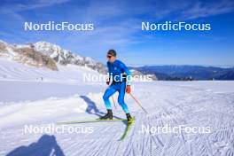 12.10.2024, Ramsau am Dachstein, Austria (AUT): Dmytro Pidruchnyi (UKR) - Biathlon summer training, Dachsteinglacier, Ramsau am Dachstein (AUT). www.nordicfocus.com. © Manzoni/NordicFocus. Every downloaded picture is fee-liable.