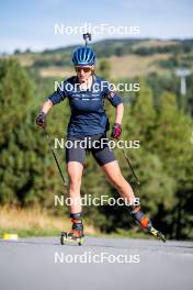 05.09.2024, Font-Romeu, France (FRA): Ella Halvarsson (SWE) - Biathlon summer training, Font-Romeu (FRA). www.nordicfocus.com. © Authamayou/NordicFocus. Every downloaded picture is fee-liable.