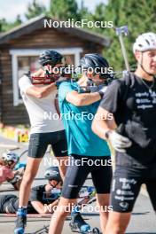 17.08.2024, Font-Romeu, France (FRA): Antonin Guy (FRA) - Biathlon summer training, Font-Romeu (FRA). www.nordicfocus.com. © Authamayou/NordicFocus. Every downloaded picture is fee-liable.