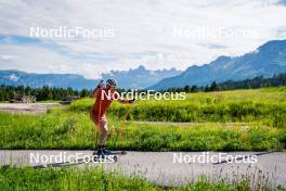 27.06.2024, Lavaze, Italy (ITA): Vetle Sjaastad Christiansen (NOR) - Biathlon summer training, Lavaze (ITA). www.nordicfocus.com. © Barbieri/NordicFocus. Every downloaded picture is fee-liable.