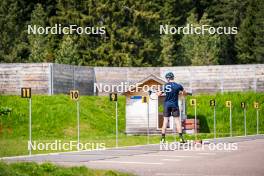 06.06.2024, Lavaze, Italy (ITA): Martin Ponsiluoma (SWE) - Biathlon summer training, Lavaze (ITA). www.nordicfocus.com. © Barbieri/NordicFocus. Every downloaded picture is fee-liable.