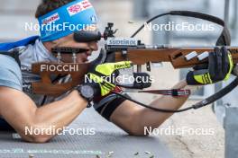 27.08.2024, Martell, Italy (ITA): Bionaz Didier (ITA) - Biathlon summer training, Martell (ITA). www.nordicfocus.com. © Vanzetta/NordicFocus. Every downloaded picture is fee-liable.