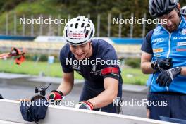 26.08.2024, Martell, Italy (ITA): Didier Bionaz (ITA) - Biathlon summer training, Martell (ITA). www.nordicfocus.com. © Vanzetta/NordicFocus. Every downloaded picture is fee-liable.