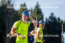 02.09.2024, Font-Romeu, France (FRA): Martin Ponsiluoma (SWE) - Biathlon summer training, Font-Romeu (FRA). www.nordicfocus.com. © Authamayou/NordicFocus. Every downloaded picture is fee-liable.