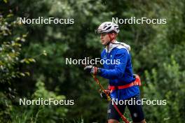 26.08.2024, Martell, Italy (ITA): Didier Bionaz (ITA) - Biathlon summer training, Martell (ITA). www.nordicfocus.com. © Vanzetta/NordicFocus. Every downloaded picture is fee-liable.