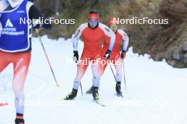 07.11.2024, Davos, Switzerland (SUI): Niklas Hartweg (SUI) - Biathlon training, snowfarming track, Davos (SUI). www.nordicfocus.com. © Manzoni/NordicFocus. Every downloaded picture is fee-liable.