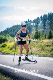 06.08.2024, Lavaze, Italy (ITA): Dunja Zdouc (AUT) - Biathlon summer training, Lavaze (ITA). www.nordicfocus.com. © Barbieri/NordicFocus. Every downloaded picture is fee-liable.