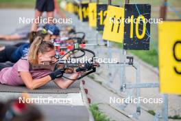 29.08.2024, Bessans, France (FRA): Oceane Michelon (FRA) - Biathlon summer training, Bessans (FRA). www.nordicfocus.com. © Authamayou/NordicFocus. Every downloaded picture is fee-liable.