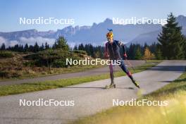 22.10.2024, Lavaze, Italy (ITA): Johannes Thingnes Boe (NOR) - Biathlon summer training, Lavaze (ITA). www.nordicfocus.com. © Vanzetta/NordicFocus. Every downloaded picture is fee-liable.