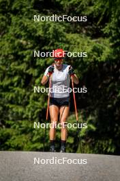 17.07.2024, Martell, Italy (ITA): Lisa Vittozzi (ITA) - Biathlon summer training, Martell (ITA). www.nordicfocus.com. © Barbieri/NordicFocus. Every downloaded picture is fee-liable.