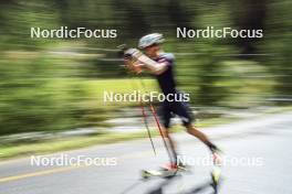 26.08.2024, Martell, Italy (ITA): Didier Bionaz (ITA) - Biathlon summer training, Martell (ITA). www.nordicfocus.com. © Vanzetta/NordicFocus. Every downloaded picture is fee-liable.