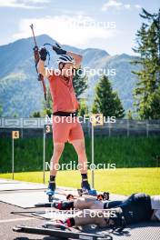 27.06.2024, Lavaze, Italy (ITA): Vetle Sjaastad Christiansen (NOR) - Biathlon summer training, Lavaze (ITA). www.nordicfocus.com. © Barbieri/NordicFocus. Every downloaded picture is fee-liable.