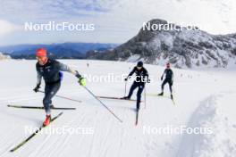 14.10.2024, Ramsau am Dachstein, Austria (AUT): Daniel Hackhofer (ITA), coach Team Switzerland - Biathlon summer training, Dachsteinglacier, Ramsau am Dachstein (AUT). www.nordicfocus.com. © Manzoni/NordicFocus. Every downloaded picture is fee-liable.