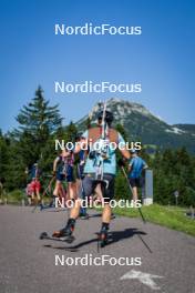 31.07.2024, Lavaze, Italy (ITA): Emilien Claude (FRA) - Biathlon summer training, Lavaze (ITA). www.nordicfocus.com. © Barbieri/NordicFocus. Every downloaded picture is fee-liable.