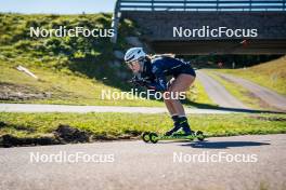 29.09.2024, Lavaze, Italy (ITA): Hannah Auchentaller (ITA) - Biathlon summer training, Lavaze (ITA). www.nordicfocus.com. © Barbieri/NordicFocus. Every downloaded picture is fee-liable.