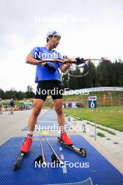 04.09.2024, Lenzerheide, Switzerland (SUI): Sturla Holm Laegreid (NOR) - Biathlon summer training, Lenzerheide (SUI). www.nordicfocus.com. © Manzoni/NordicFocus. Every downloaded picture is fee-liable.