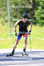 06.08.2024, Lenzerheide, Switzerland (SUI): Arnaud Du Pasquier (SUI) - Biathlon summer training, Lenzerheide (SUI). www.nordicfocus.com. © Manzoni/NordicFocus. Every downloaded picture is fee-liable.