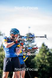 05.09.2024, Font-Romeu, France (FRA): Emil Nykvist (SWE) - Biathlon summer training, Font-Romeu (FRA). www.nordicfocus.com. © Authamayou/NordicFocus. Every downloaded picture is fee-liable.