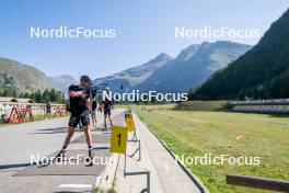 29.08.2024, Bessans, France (FRA): Emilien Jacquelin (FRA) - Biathlon summer training, Bessans (FRA). www.nordicfocus.com. © Authamayou/NordicFocus. Every downloaded picture is fee-liable.