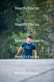 28.08.2024, Bessans, France (FRA): Emilien Jacquelin (FRA) - Biathlon summer training, Bessans (FRA). www.nordicfocus.com. © Authamayou/NordicFocus. Every downloaded picture is fee-liable.