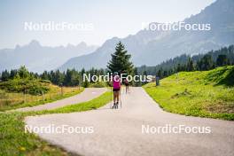 31.07.2024, Lavaze, Italy (ITA): Dunja Zdouc (AUT) - Biathlon summer training, Lavaze (ITA). www.nordicfocus.com. © Barbieri/NordicFocus. Every downloaded picture is fee-liable.