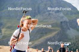 29.08.2024, Bessans, France (FRA): Jeanne Richard (FRA) - Biathlon summer training, Bessans (FRA). www.nordicfocus.com. © Authamayou/NordicFocus. Every downloaded picture is fee-liable.