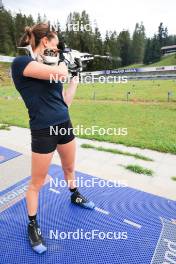 05.09.2024, Lenzerheide, Switzerland (SUI): Aita Gasparin (SUI) - Biathlon summer training, Lenzerheide (SUI). www.nordicfocus.com. © Manzoni/NordicFocus. Every downloaded picture is fee-liable.