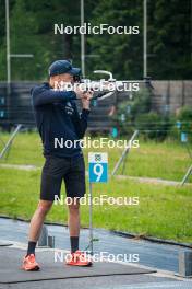 17.07.2024, Martell, Italy (ITA): Jonne Kahkonen (FIN) - Biathlon summer training, Martell (ITA). www.nordicfocus.com. © Barbieri/NordicFocus. Every downloaded picture is fee-liable.