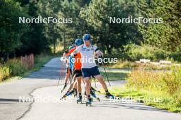 02.09.2024, Font-Romeu, France (FRA): Sebastian Samuelsson (SWE) - Biathlon summer training, Font-Romeu (FRA). www.nordicfocus.com. © Authamayou/NordicFocus. Every downloaded picture is fee-liable.