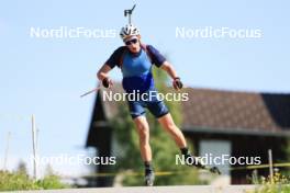 15.07.2024, Lenzerheide, Switzerland (SUI): Bjorn Westervelt (USA) - Biathlon summer training, Lenzerheide (SUI). www.nordicfocus.com. © Manzoni/NordicFocus. Every downloaded picture is fee-liable.