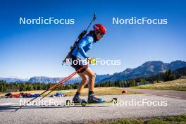 29.09.2024, Lavaze, Italy (ITA): Lisa Vittozzi (ITA) - Biathlon summer training, Lavaze (ITA). www.nordicfocus.com. © Barbieri/NordicFocus. Every downloaded picture is fee-liable.