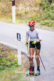 30.09.2024, Lavaze, Italy (ITA): Lisa Vittozzi (ITA) - Biathlon summer training, Lavaze (ITA). www.nordicfocus.com. © Barbieri/NordicFocus. Every downloaded picture is fee-liable.