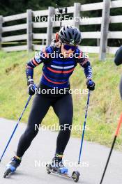 15.09.2024, Lenzerheide, Switzerland (SUI): Gilonne Guigonnat (FRA) - Sommer Nordic Event 2024, Sommer Biathlon Cup, Lenzerheide (SUI). www.nordicfocus.com. © Manzoni/NordicFocus. Every downloaded picture is fee-liable.