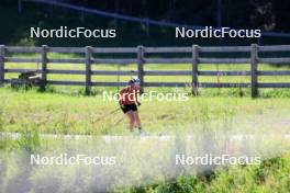 06.08.2024, Lenzerheide, Switzerland (SUI): Lena Haecki-Gross (SUI) - Biathlon summer training, Lenzerheide (SUI). www.nordicfocus.com. © Manzoni/NordicFocus. Every downloaded picture is fee-liable.