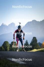 22.10.2024, Lavaze, Italy (ITA): Johannes Dale-Skjevdal (NOR) - Biathlon summer training, Lavaze (ITA). www.nordicfocus.com. © Vanzetta/NordicFocus. Every downloaded picture is fee-liable.