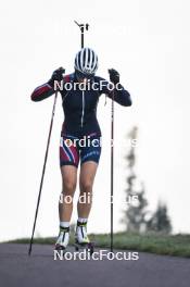 22.10.2024, Lavaze, Italy (ITA): Ida Lien (NOR) - Biathlon summer training, Lavaze (ITA). www.nordicfocus.com. © Vanzetta/NordicFocus. Every downloaded picture is fee-liable.