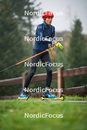 27.09.2024, Lavaze, Italy (ITA): Lisa Vittozzi (ITA) - Biathlon summer training, Lavaze (ITA). www.nordicfocus.com. © Barbieri/NordicFocus. Every downloaded picture is fee-liable.