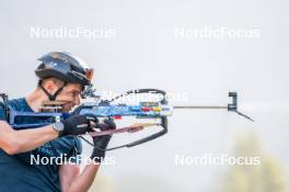 28.08.2024, Bessans, France (FRA): Emilien Jacquelin (FRA) - Biathlon summer training, Bessans (FRA). www.nordicfocus.com. © Authamayou/NordicFocus. Every downloaded picture is fee-liable.