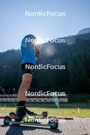 29.08.2024, Bessans, France (FRA): Oscar Lombardot (FRA) - Biathlon summer training, Bessans (FRA). www.nordicfocus.com. © Authamayou/NordicFocus. Every downloaded picture is fee-liable.