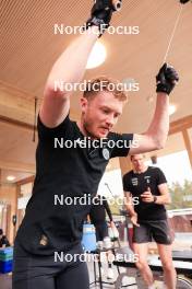 20.05.2024, Lenzerheide, Switzerland (SUI): Sebastian Stalder (SUI) - Biathlon summer training, Lenzerheide (SUI). www.nordicfocus.com. © Manzoni/NordicFocus. Every downloaded picture is fee-liable.