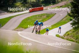 06.06.2024, Lavaze, Italy (ITA): Hanna Oeberg (SWE), Anna-Karin Heijdenberg (SWE), (l-r)  - Biathlon summer training, Lavaze (ITA). www.nordicfocus.com. © Barbieri/NordicFocus. Every downloaded picture is fee-liable.