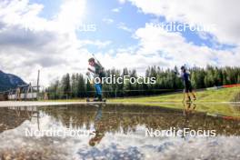 10.09.2024, Lenzerheide, Switzerland (SUI): Arnaud Du Pasquier (SUI) - Biathlon summer training, Lenzerheide (SUI). www.nordicfocus.com. © Manzoni/NordicFocus. Every downloaded picture is fee-liable.