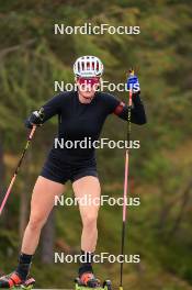 13.10.2024, Ramsau am Dachstein, Austria (AUT): Amy Baserga (SUI) - Biathlon summer training, Ramsau am Dachstein (AUT). www.nordicfocus.com. © Manzoni/NordicFocus. Every downloaded picture is fee-liable.