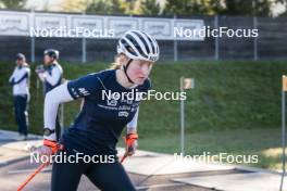 22.10.2024, Lavaze, Italy (ITA): Maren Hjelmeset Kirkeeide (NOR) - Biathlon summer training, Lavaze (ITA). www.nordicfocus.com. © Vanzetta/NordicFocus. Every downloaded picture is fee-liable.