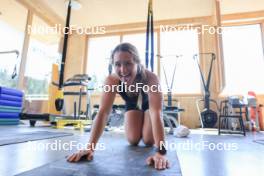 18.07.2024, Lenzerheide, Switzerland (SUI): Grace Castonguay (USA) - Biathlon summer training, Lenzerheide (SUI). www.nordicfocus.com. © Manzoni/NordicFocus. Every downloaded picture is fee-liable.