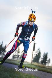 22.10.2024, Lavaze, Italy (ITA): Johannes Thingnes Boe (NOR) - Biathlon summer training, Lavaze (ITA). www.nordicfocus.com. © Vanzetta/NordicFocus. Every downloaded picture is fee-liable.