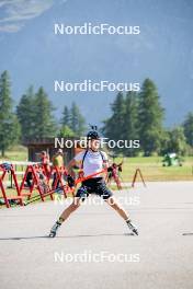 28.08.2024, Bessans, France (FRA): Oceane Michelon (FRA) - Biathlon summer training, Bessans (FRA). www.nordicfocus.com. © Authamayou/NordicFocus. Every downloaded picture is fee-liable.